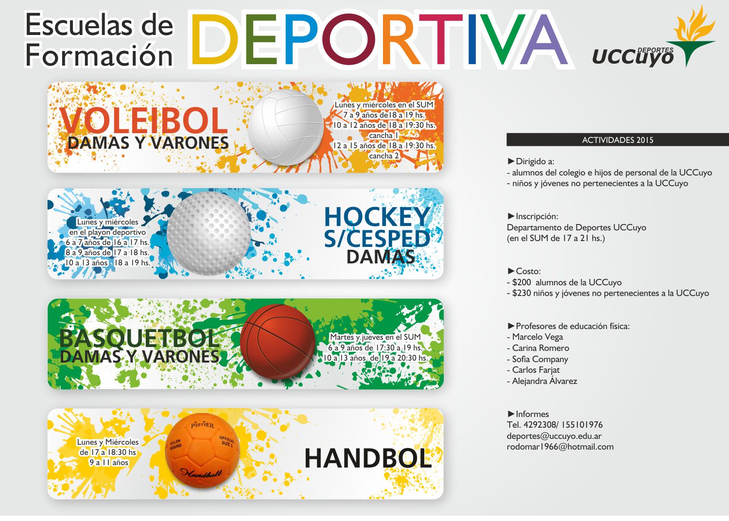 afiche escuelas 2015